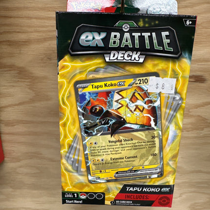 Pokemon Tapu Koko/Iron Leaves EX Battle deck