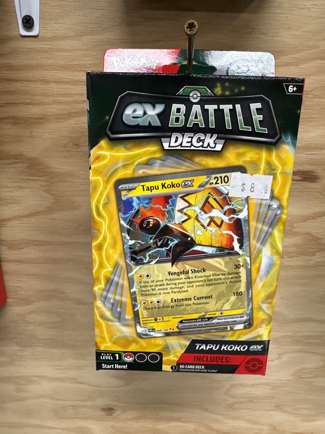 Pokemon Tapu Koko/Iron Leaves EX Battle deck