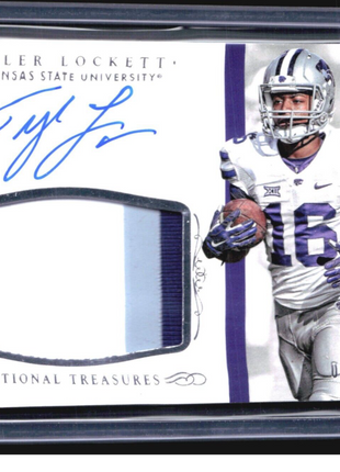 2015 Panini National treasures Tyler Lockett Rc Patch Auto /10 #339