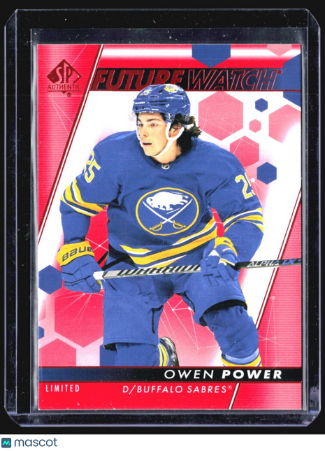 2022-23 SP Authentic - Future Watch Limited Red #102 Owen Power (RC)