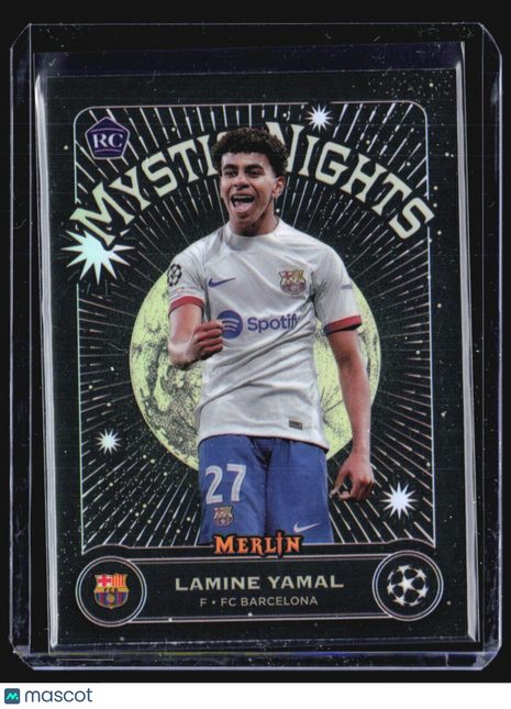 2023-24 Topps Merlin UEFA Club Mystic Nights #MN-8 Lamine Yamal (RC)