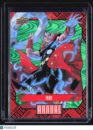 2023-24 Marvel Annual Thor Green /499 #86