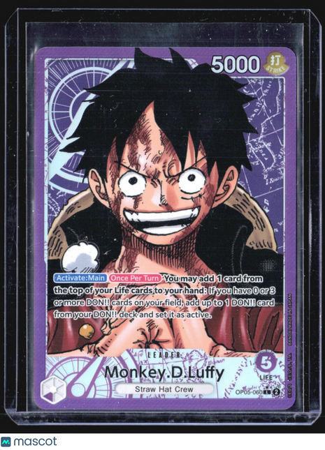 One Piece OP05-060 Monkey D Luffy Leader