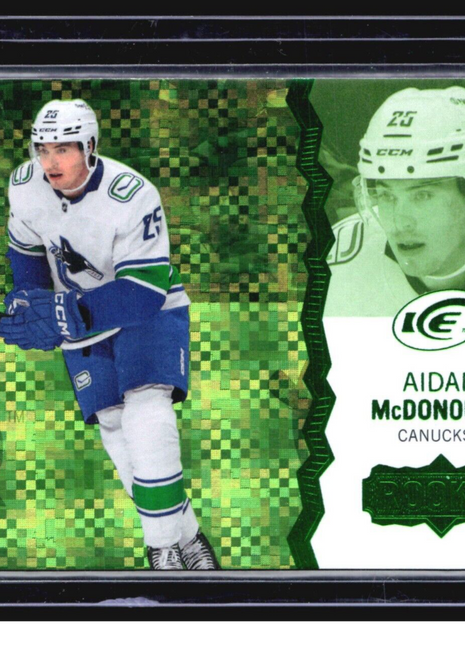 2023-24 Upper Deck Ice - Rookies Green #131 Aidan McDonough (RC)