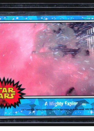 2022 Topps Chrome Sapphire Star Wars A Mighty Explosion!