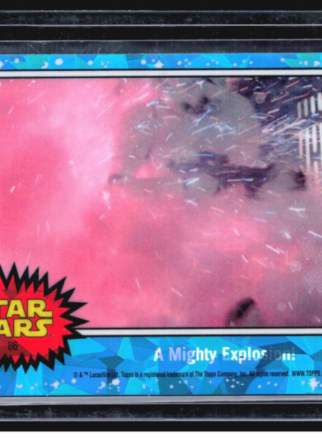 2022 Topps Chrome Sapphire Star Wars A Mighty Explosion!