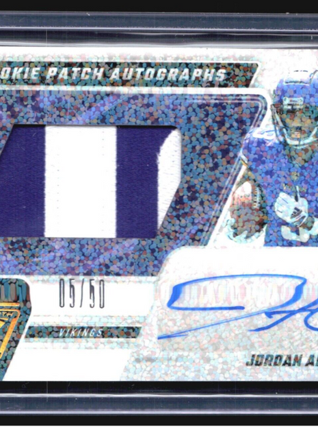 2023 Panini Zenith Rc Patch Auto Jordan Addison #220 /50