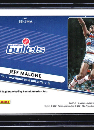 2020-21 Panini Optic Signature Series Jeff Malone #SS-JMA Purple Auto
