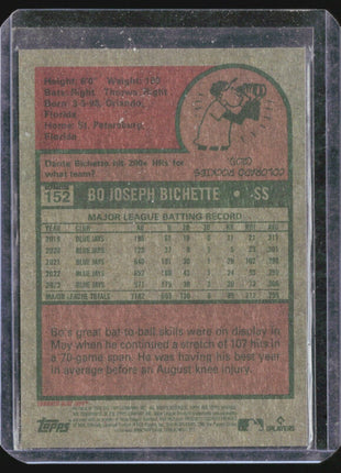 2024 Topps Heritage - #152 Bo Bichette Chrome /575