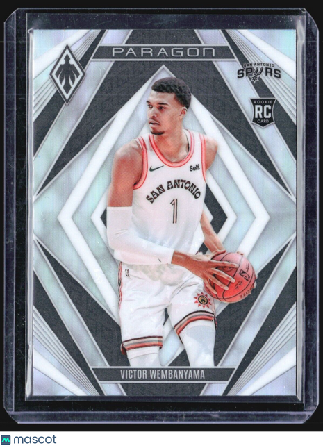 2023-24 Panini Phoenix Paragon Silver Prizm Rc Victor Wembanyama #13