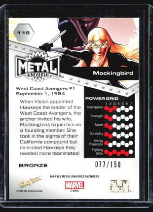 2023 Marvel Metal Universe Mockingbird Bronze /150