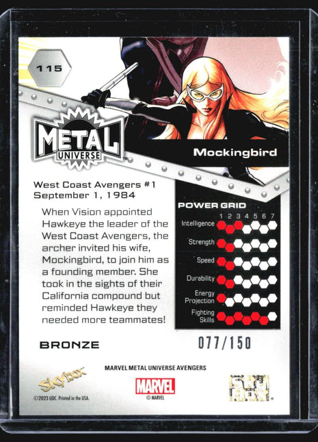 2023 Marvel Metal Universe Mockingbird Bronze /150