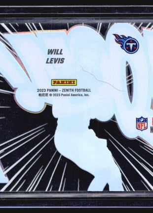 2023 Panini Zenith - Zoom! #3 Will Levis (RC)