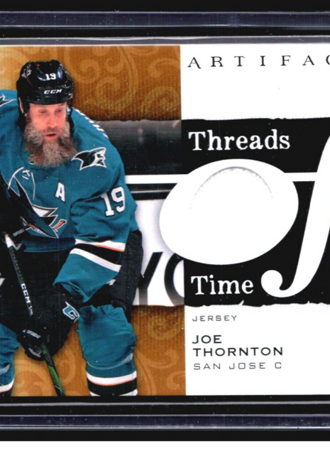 2021-22 Upper Deck Artifacts Threads Time Jersey Joe Thornton #TT-JT