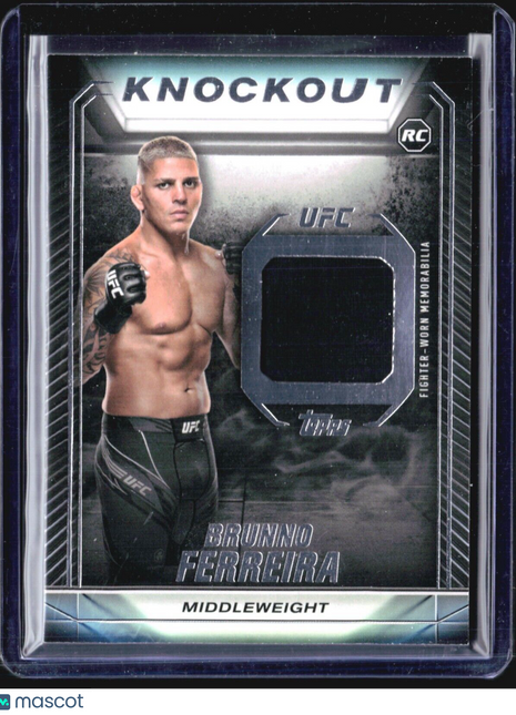 2024 Topps UFC Knockout Brunno Ferreira Rc Relic