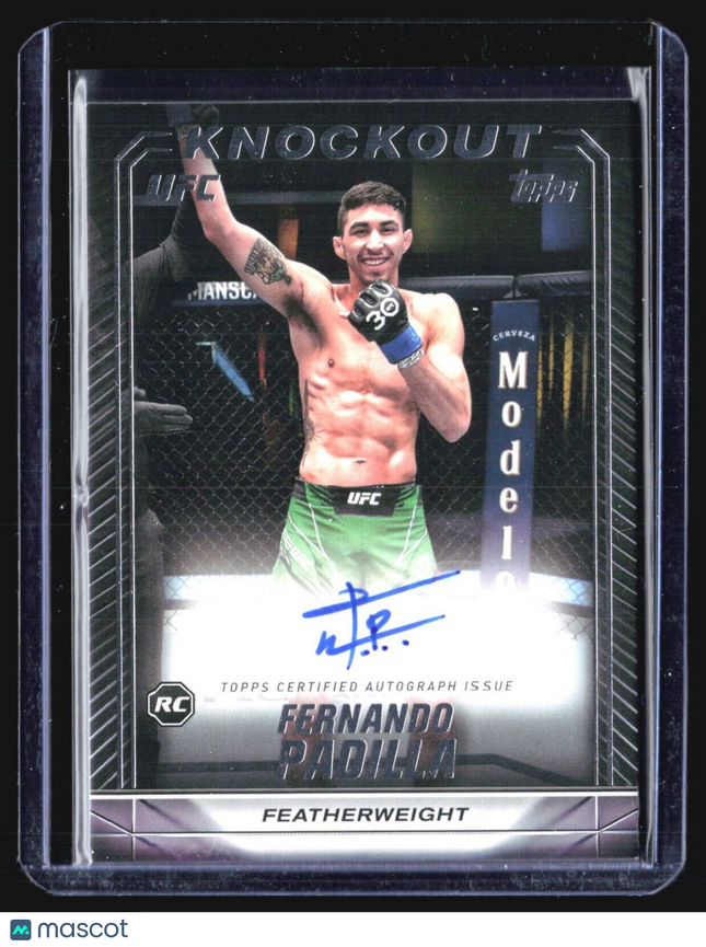 2024 Topps UFC Knockout Rc Auto Fernando Padilla