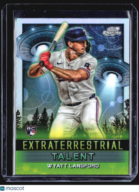 2024 Topps Cosmic Chrome Wyatt Langford #ET-16 Extraterrestrial Talent Rc