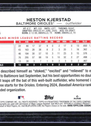 2024 Topps Series 2 - #394 Heston Kjerstad (RC) Liberty sp