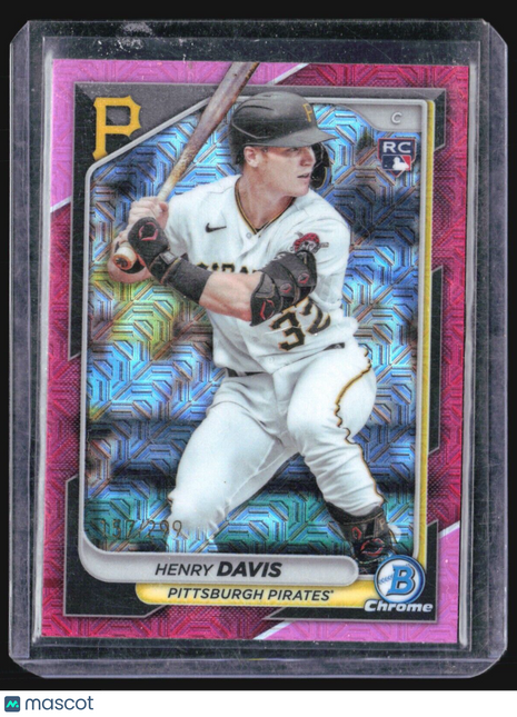 2024 Bowman CHrome Pink Mojo #61 Henry Davis (RC) /299