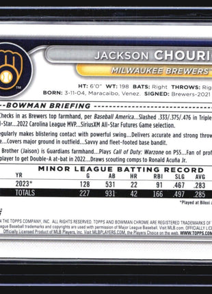 2024 Bowman Chrome Mojo Jackson Chourio #69