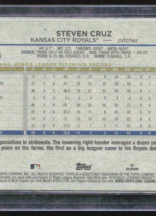 2024 Topps Series 2 - #360 Steven Cruz (RC) VIntage Stock /99