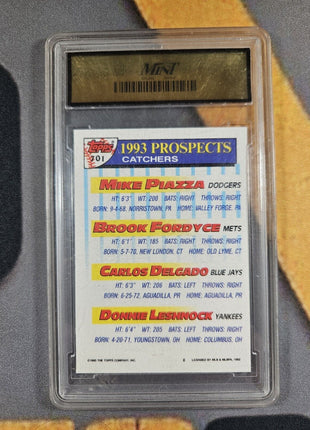 1993 Topps Mike Piazza Carlos Delgado Topps Top Prsopects rc #701 Mint 10