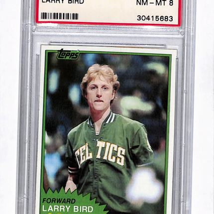 1981 Topps Larry Bird #4 PSA 8
