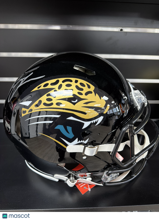 Mem Trevor Lawrence Jacksonville Jaguars Signed Full Size Fanatics Auth Helmet