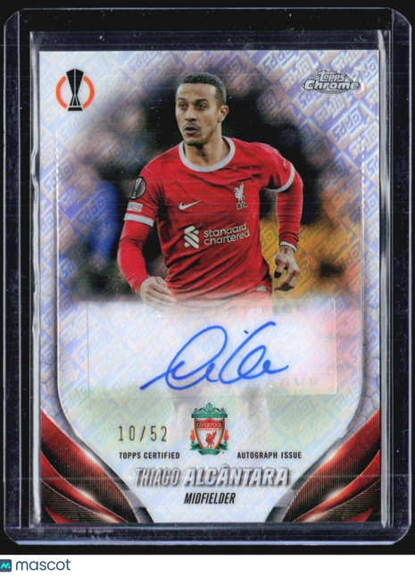 2023-24 Topps Chrome Thiago Alcântara #CA-TA Topps Logo sp Auto /52