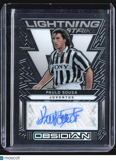 2022-23 Panini Obsidian Lightning Strike Autograph #LS-PSA Paulo Sousa /199