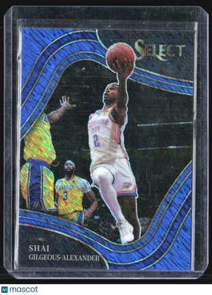 2021-22 Panini Select - Courtside #243 Shai Gilgeous-Alexander Blue Shimmer