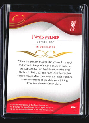 2022-23 Topps Liverpool Lineage - Icons #32 James Milner