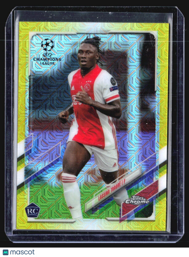 2020-21 Topps CHrome Lassina Traore #60 Yellow Mojo /150