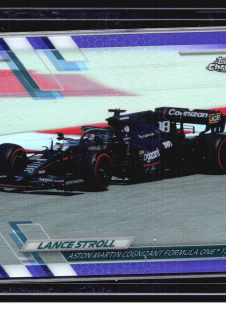 2021 Topps Chrome Formula 1 - F1 Cars Purple Refractor #103 Lance Stroll /399