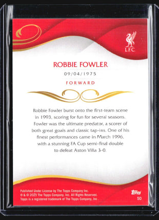 2022-23 Topps Liverpool Lineage Robbie Fowler #50