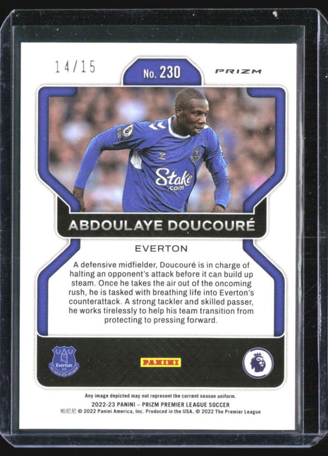 2022-23 Panini Prizm Premier League - #230 Abdoulaye Doucoure Red Stars /15