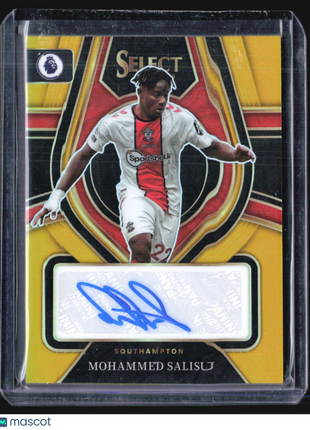 2022-23 Panini Select Mohammed Salisu #SS-MSU Gold Auto /10