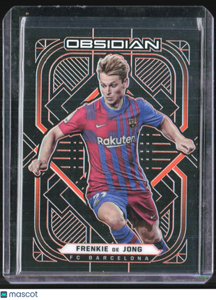 2021-22 Panini Obsidian - Electric Etch Orange #85 Frenkie de Jong /25