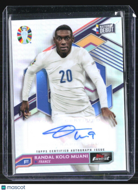 2023 Topps Finest Randal Kolo Muani #BCA-KM Debut Auto