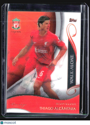 2022 Topps Liverpool Lineage Thiago Alcantara Xabi Alonso #LL-04