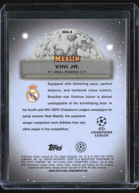 2023-24 Topps Merlin Vinicius Junior #MN-4 Mystic Nights