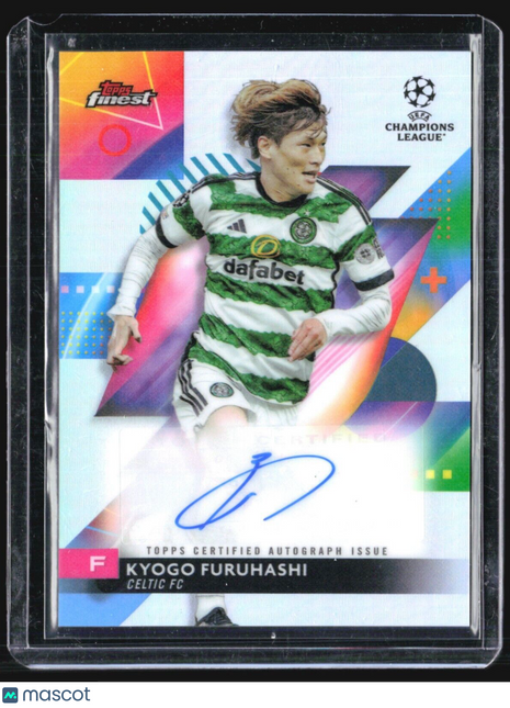 2023-24 Topps Finest UEFA Club Competitions - Autographs #A-KF Kyogo Furuhashi