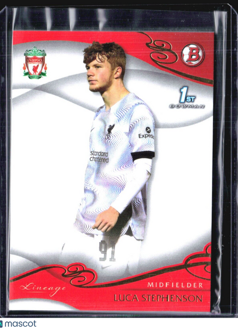 2022-23 Topps Liverpool Lineage Luca Stephenson #10 1st