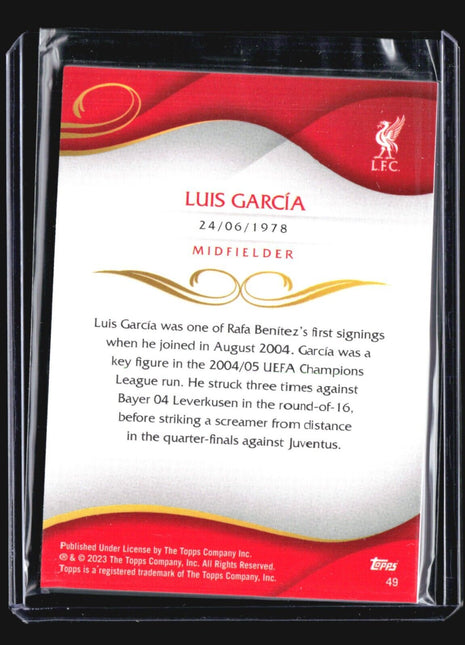 2022-23 Topps Liverpool Lineage - Legends #49 Luis Garcia