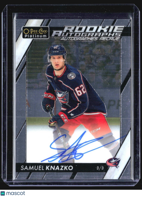 2023-24 O-Pee-Chee Samuel Knazko #R-SK Rc Auto