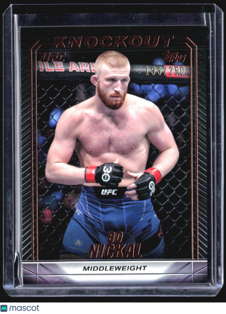 2024 Topps UFC Knockout Bo Nickal #1 Bronze /250