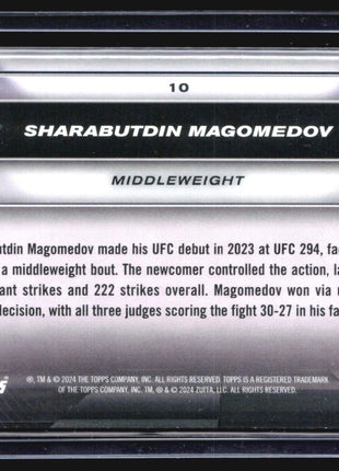 2024 Topps UFC Knockout Sharabutdin Magomedov #10 Rc