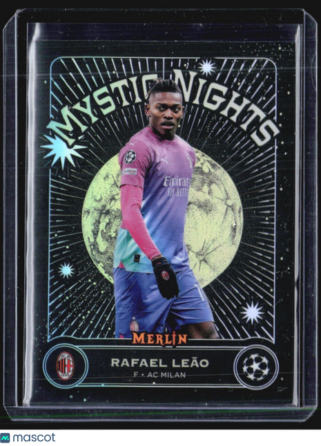 2023-24 Topps Merlin UEFA Club Competitions - Mystic Nights #MN-9 Rafael Leao