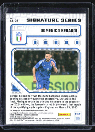 2023-24 Panini Donruss Domenico Berardi #SS-DB Auto