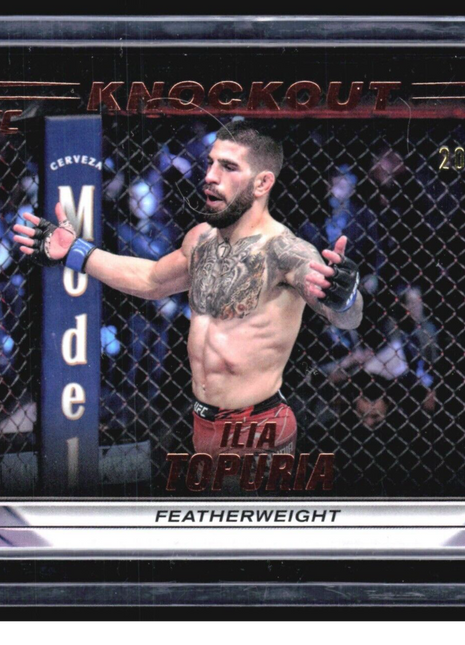 2024 Topps UFC knockout Ilia Topuria #34 Bronze /250